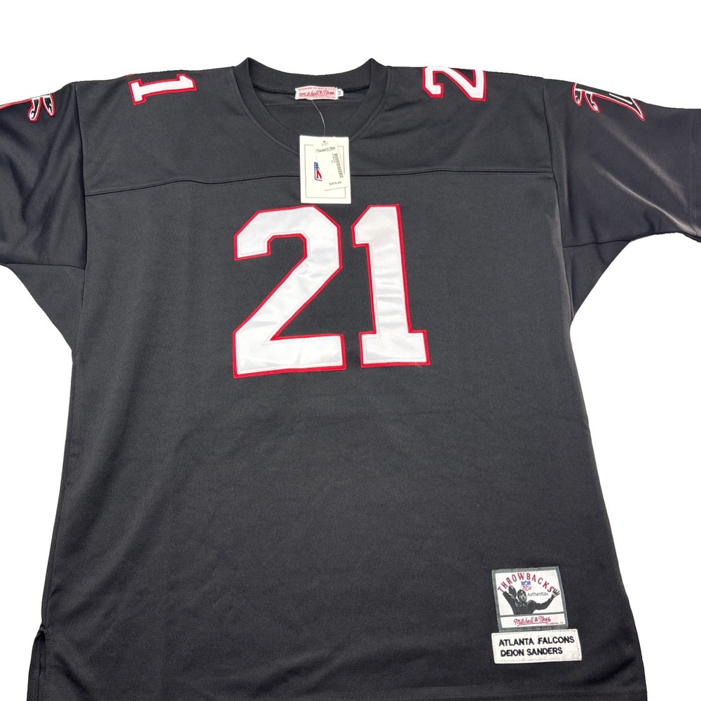 Deion Sanders Atlanta Falcons Mitchell & Ness Throwback 1992 Jersey Size XXL NWT
